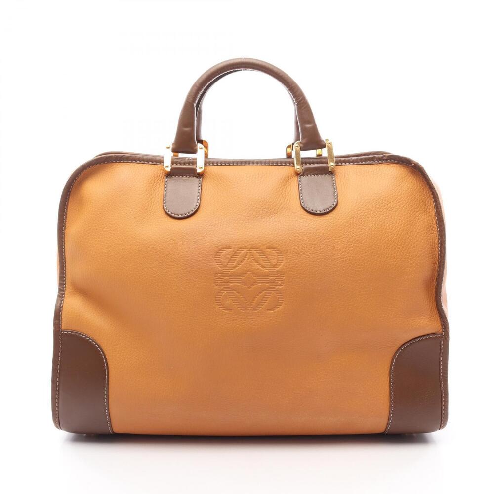 Loewe Amazona Top Handle Bag Leather Brown